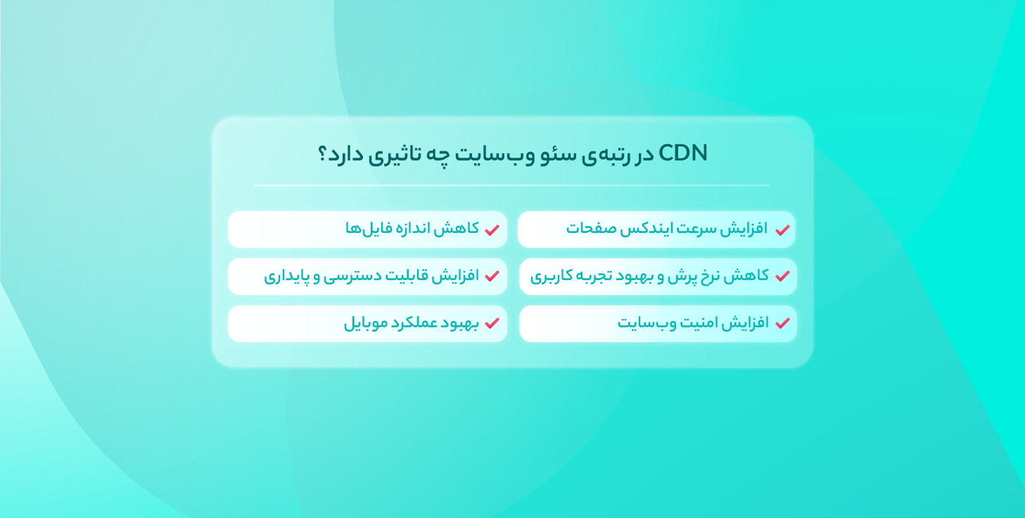 تاثیر cdn بر سئو