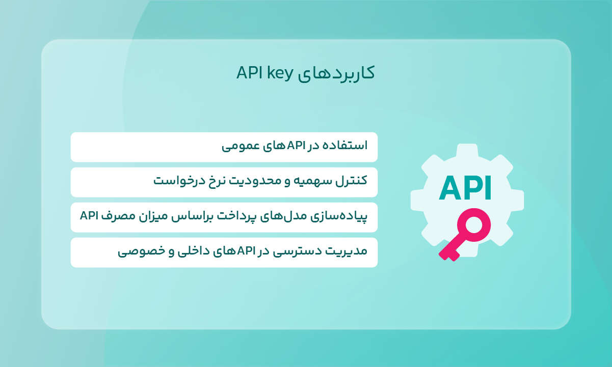 کاربردهای API key