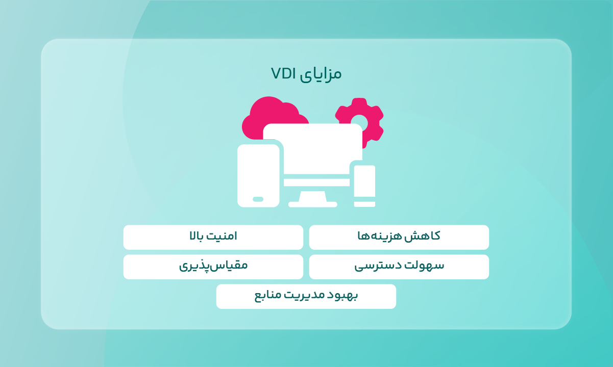 مزایای VDI