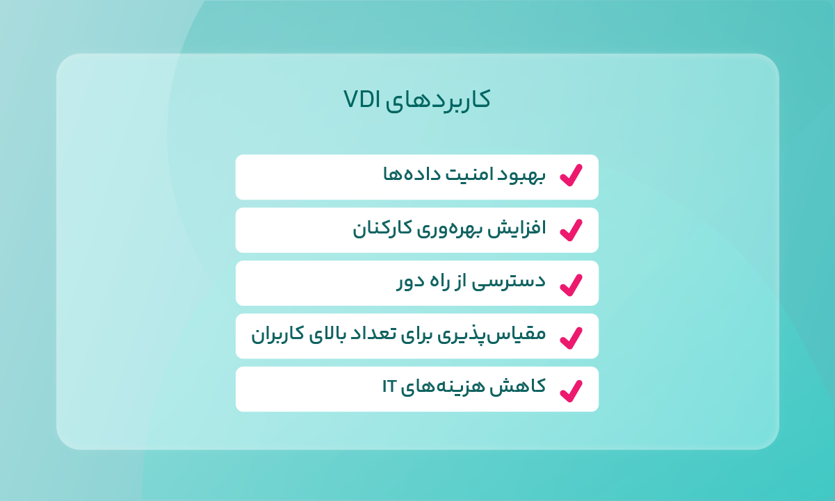 کاربردهای VDI