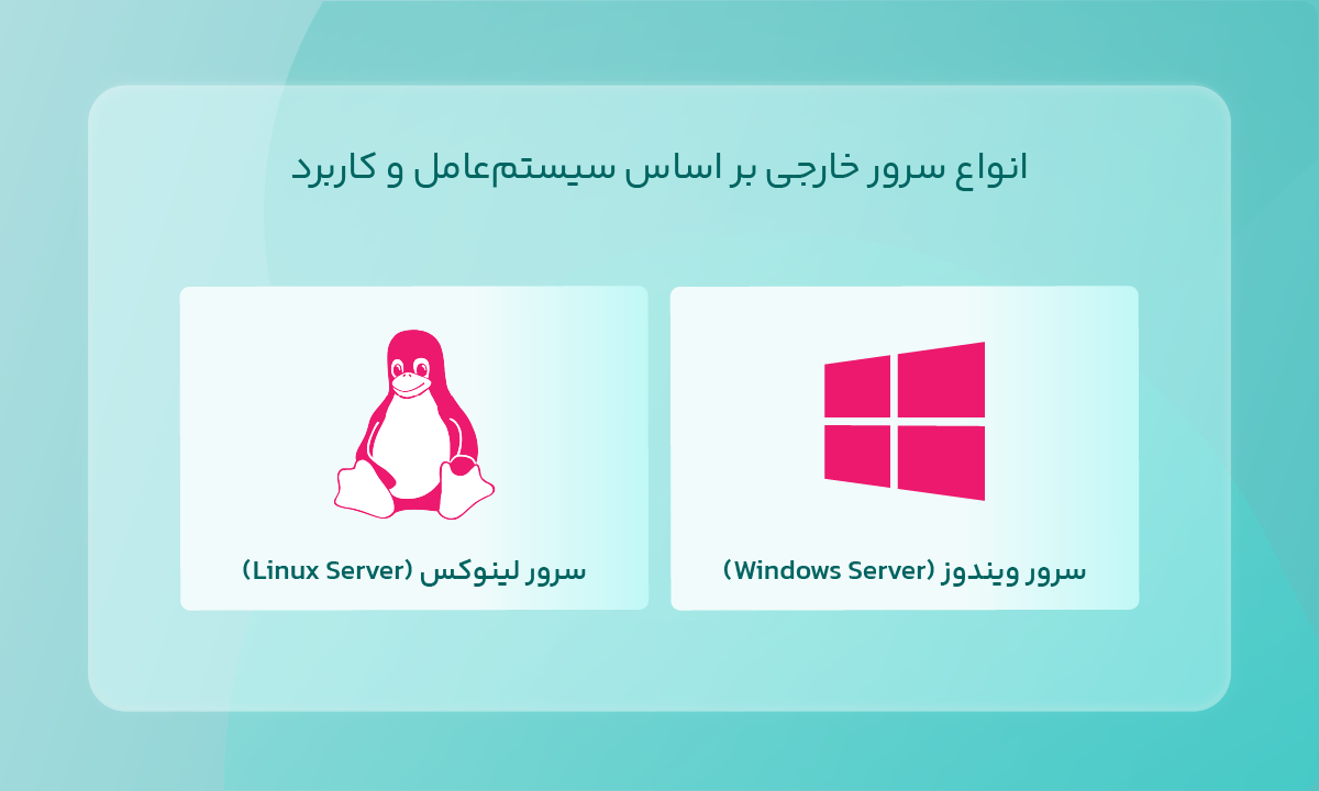 انواع سرور خارجی بر اساس سیستمعامل