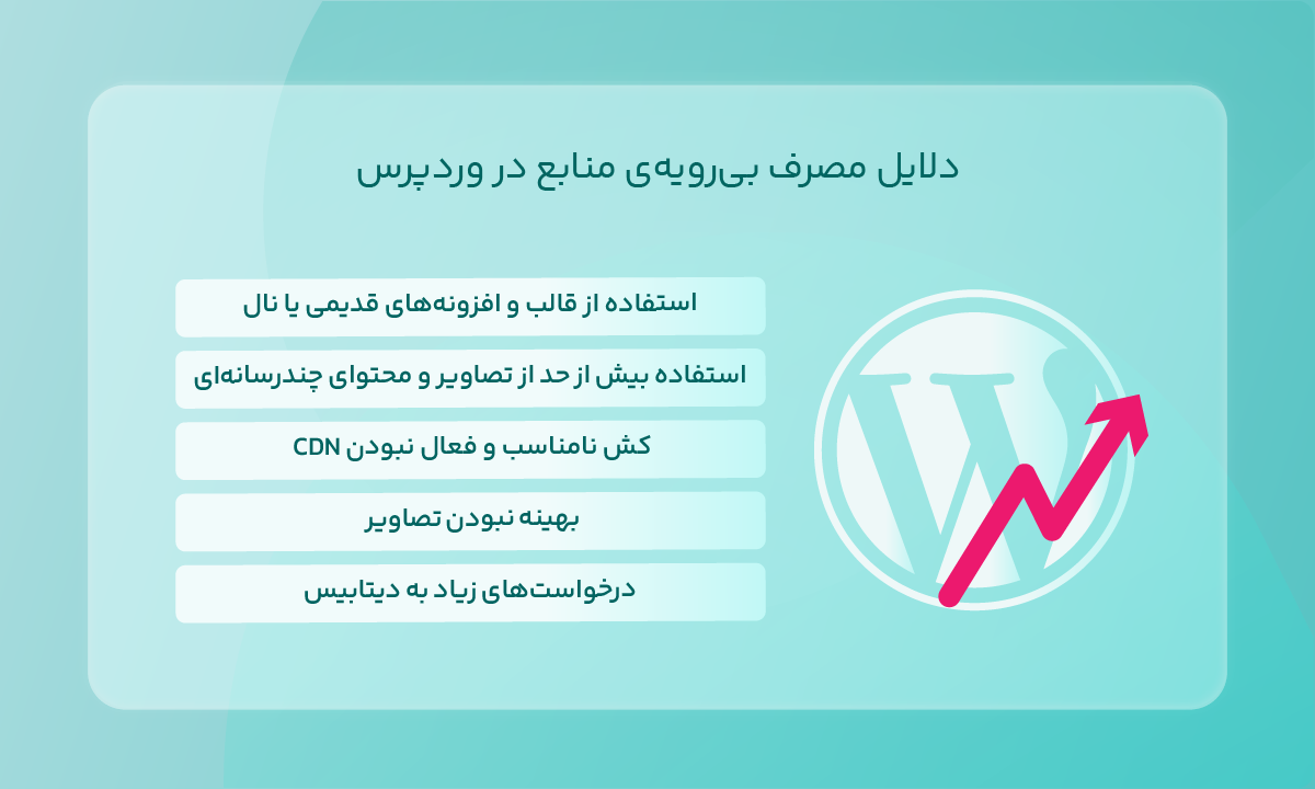 دلایل مصرف بیرویهی منابع در وردپرس