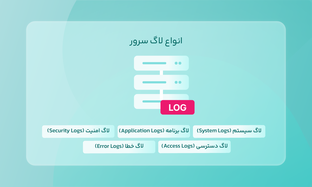 انواع لاگ سرور