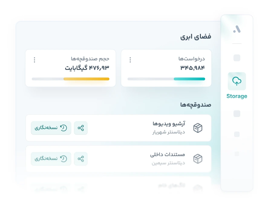 فضای ذخیره‌سازی ابری